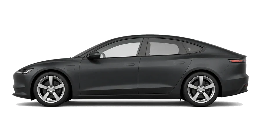 Elektroauto mit Alufelgen