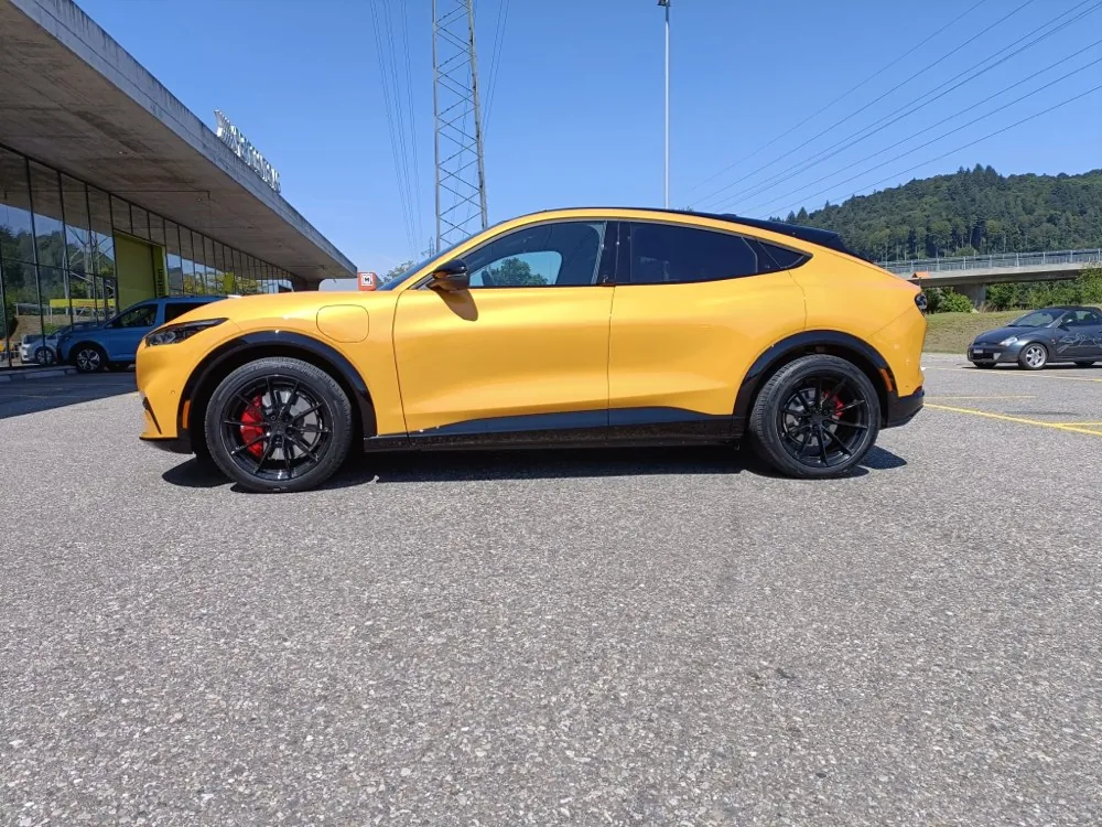 Ford Mustang Mach-E nach dem Felgenumbau