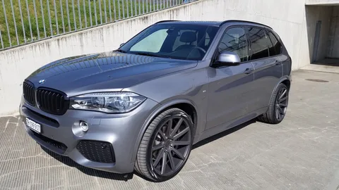 BMW X5 nach dem Felgenumbau