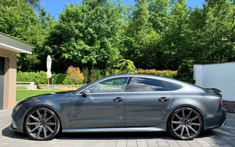 Audi A7 Sportback nach dem Felgenumbau